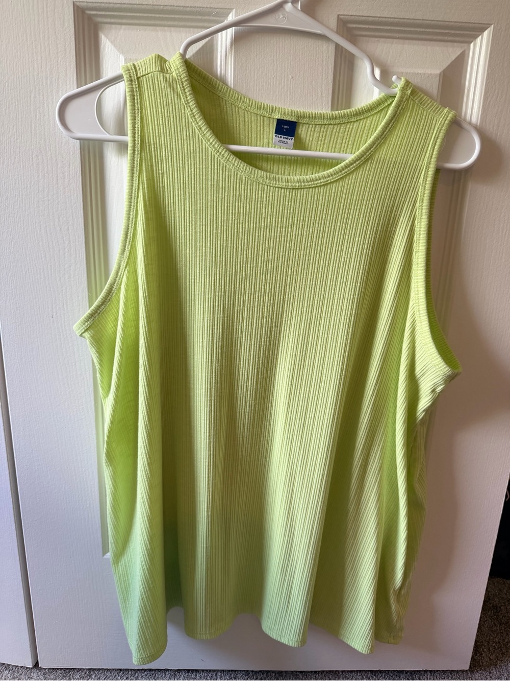 Old Navy Ribbed Tank Top - Neon Lime